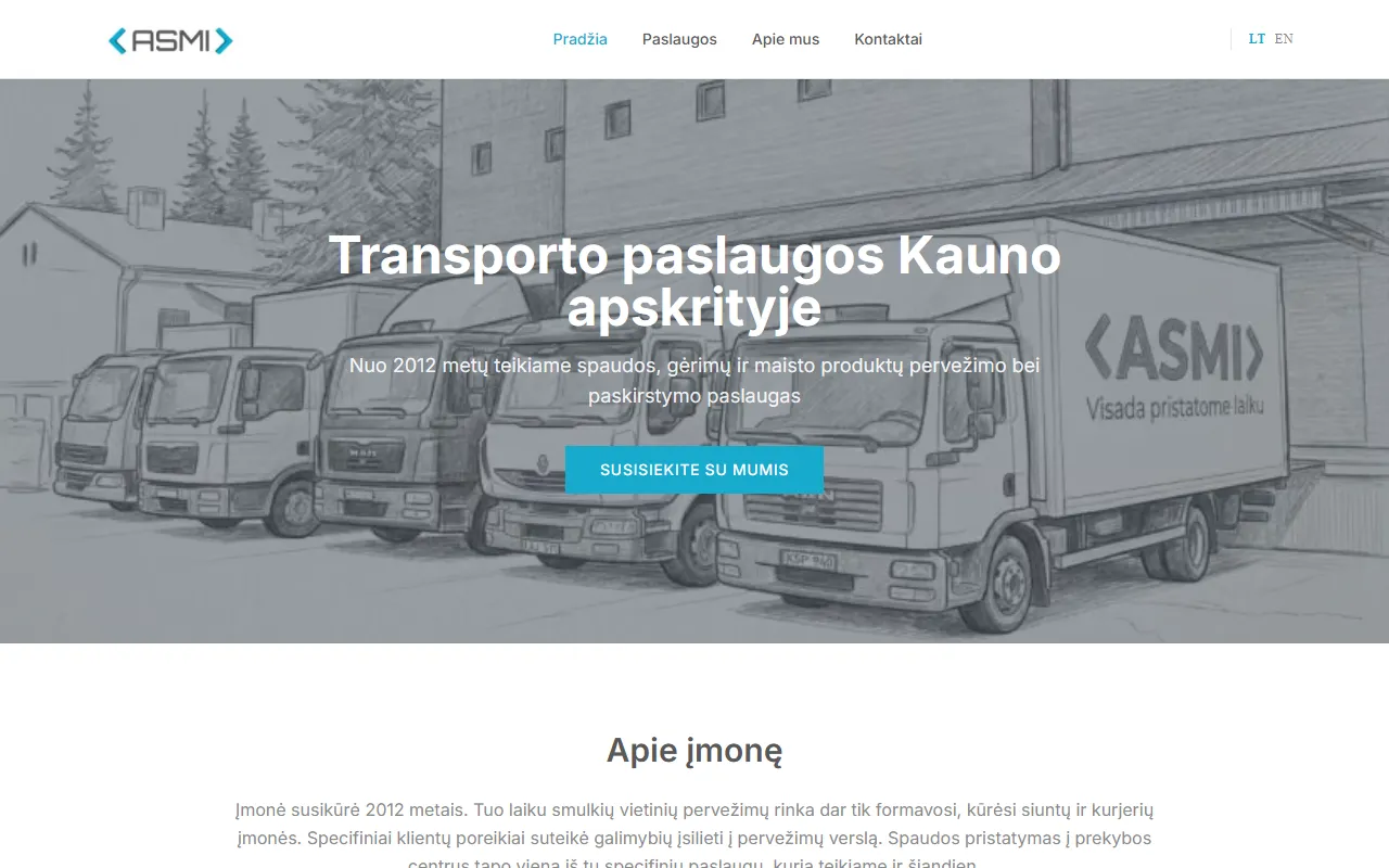 ASMI website preview