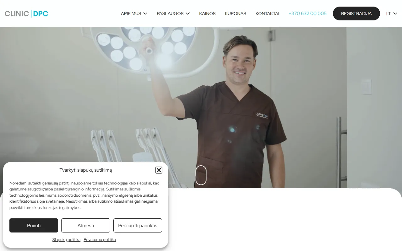 Clinic DPC website preview