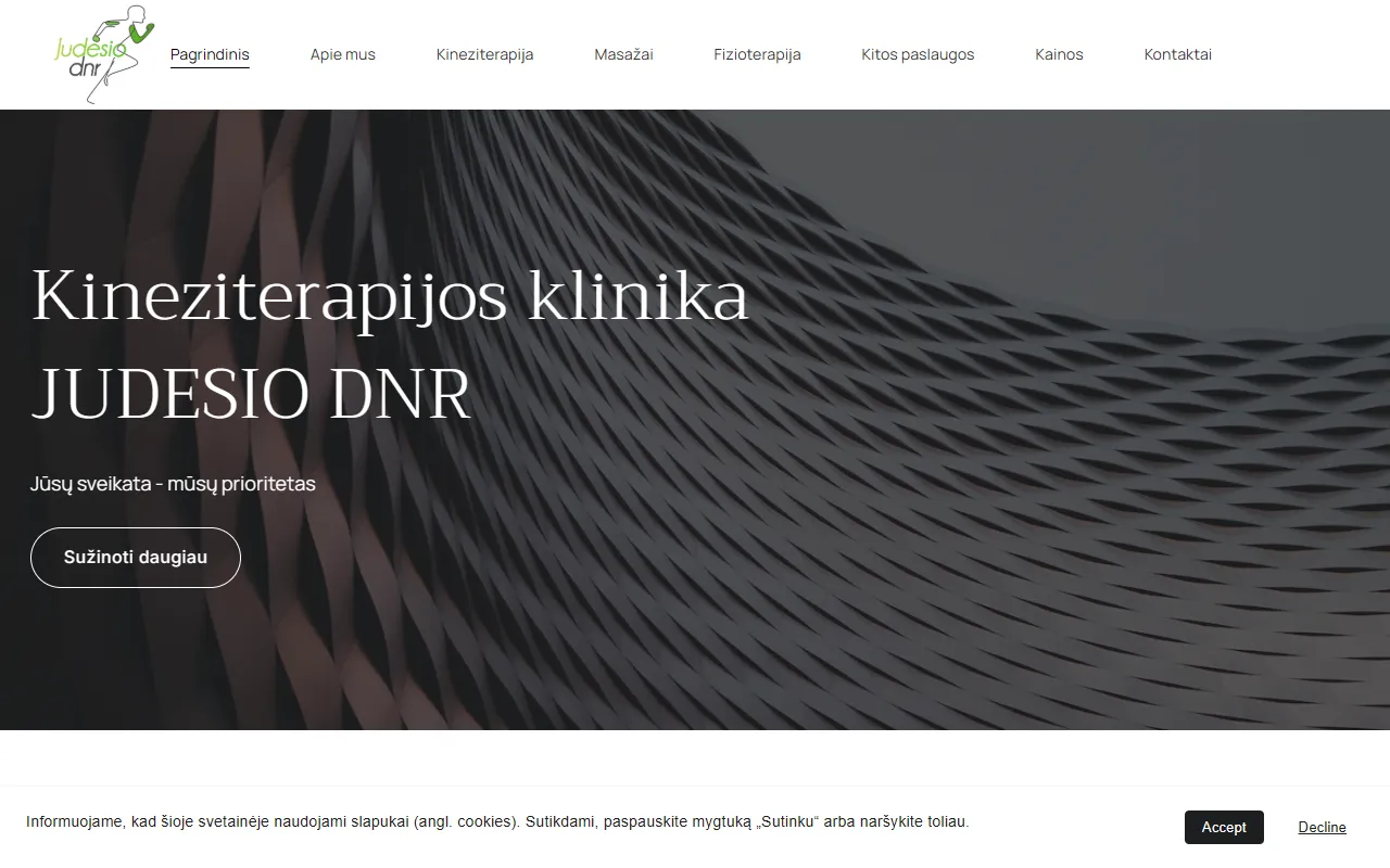 Judesio DNR website preview