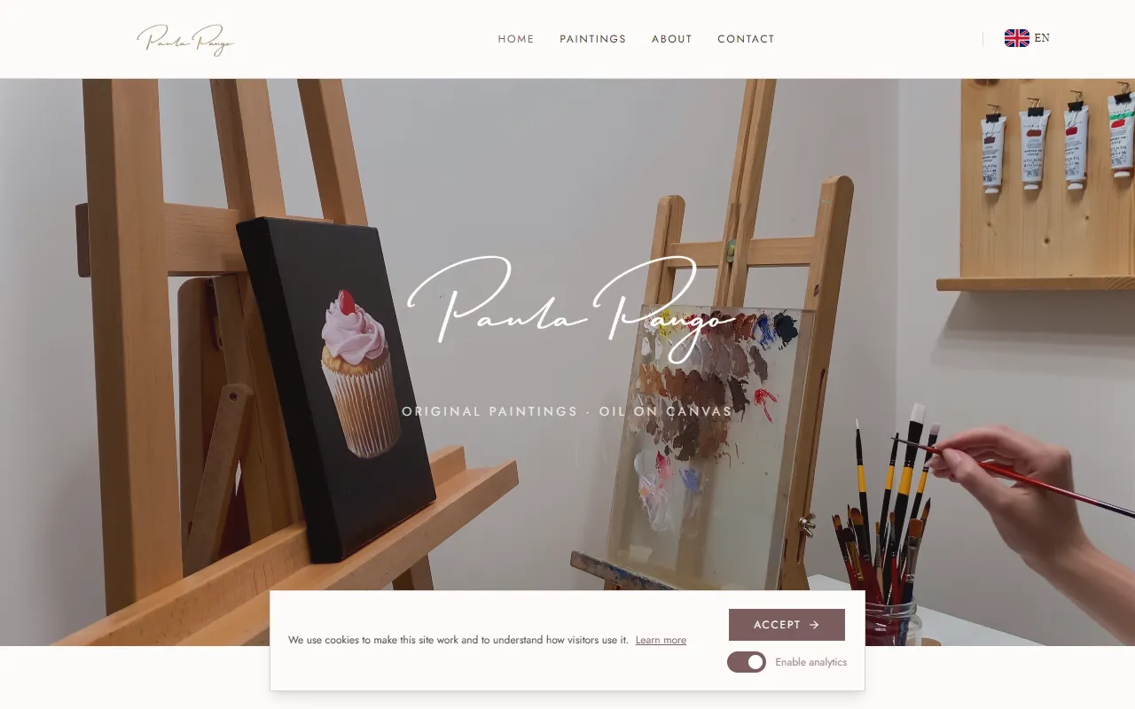 Paula Pango website preview